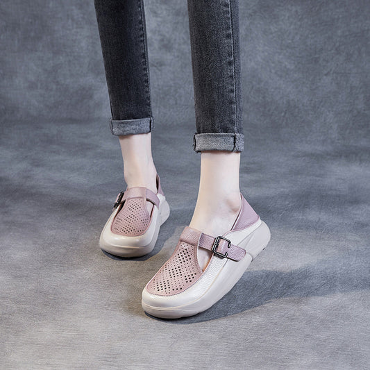 Women's Mary Jane Summer Thick-soled Pumps Rocking Casual Shoes