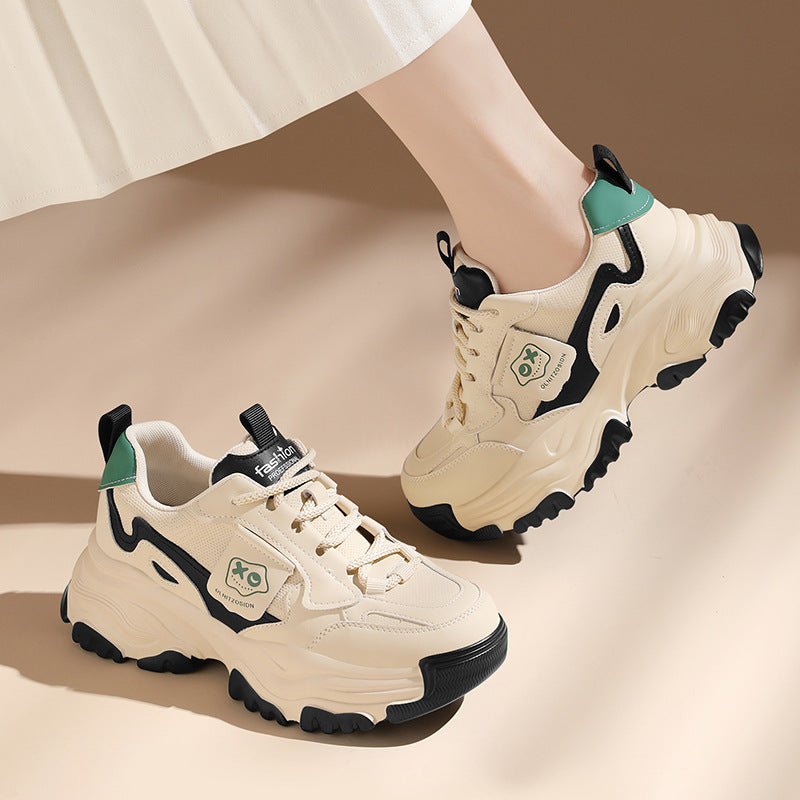 Women's Genuine Sports Height Increasing Insole Dad Sneakers