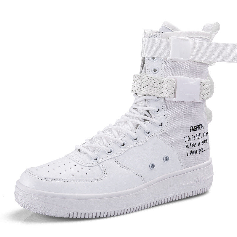 Men's Plus Size Lovers Zipper Board Fashion Sneakers