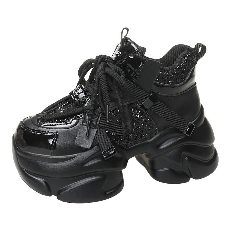 Women's & Men's Europe Mesh Thick Bottom Show Feet Men's Shoes