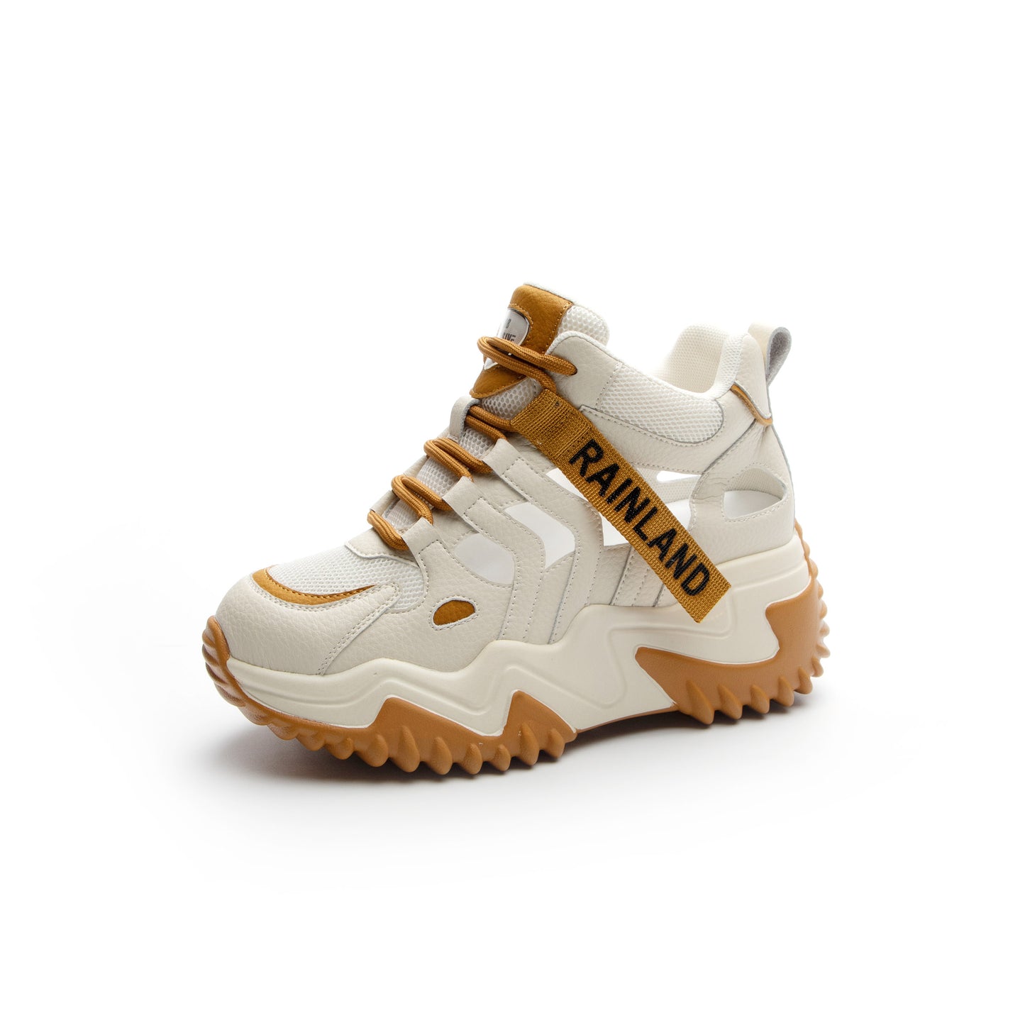 Women's Genuine Platform Dad Mesh Breathable Sports Heels