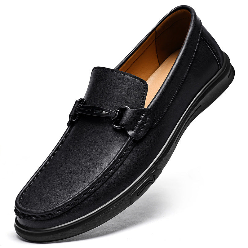Men's Slip-on Business British Style Pumps Rubber Plus Loafers
