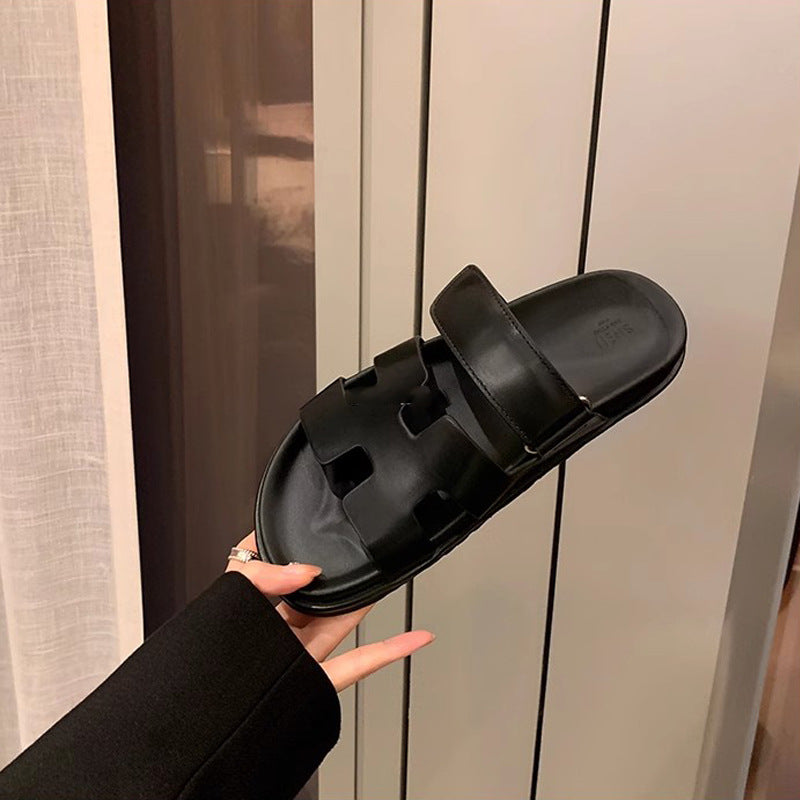 Women's Second Uncle Summer Velcro Platform For Slippers