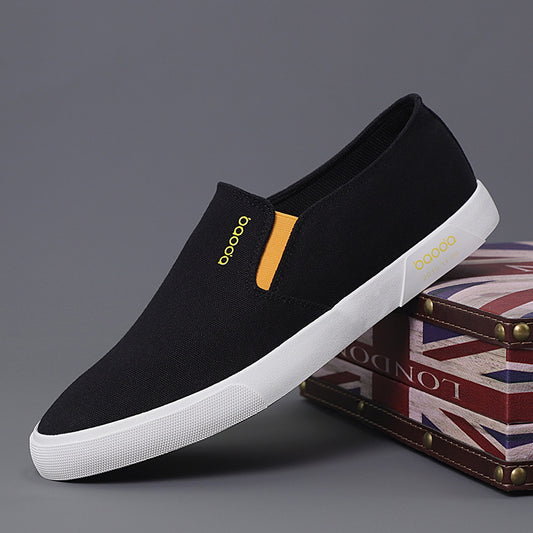 Men's Spring Slip-on Classic Soft Comfort Trend Canvas Shoes
