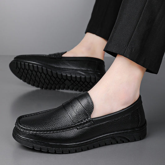 Men's Live Top Layer Slip-on Driving British Casual Shoes