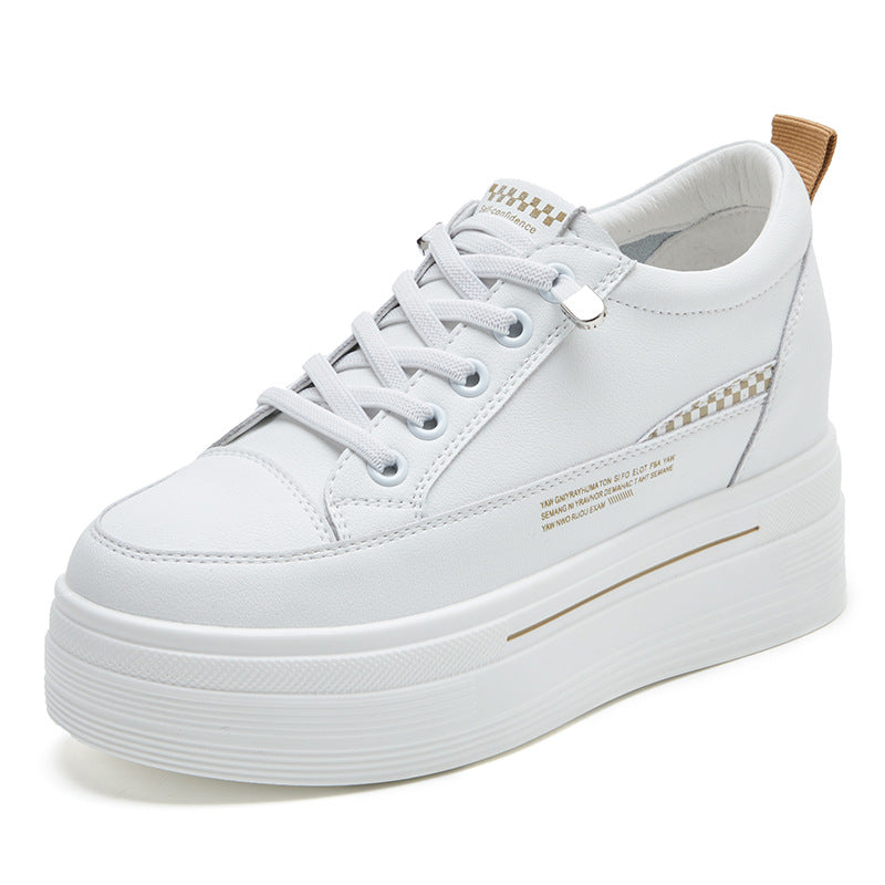 Women's Trendy Comfortable Hidden White Summer University Casual Shoes