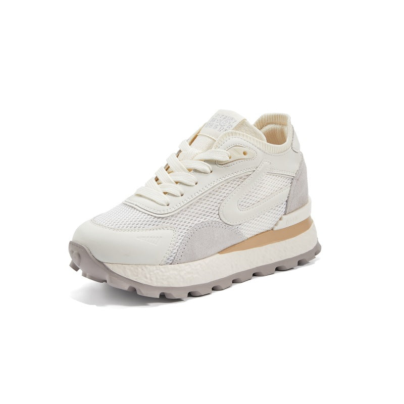 Women's Thick Bottom Height Increasing Insole Dad Summer Mesh Surface Breathable Women's Casual Shoes