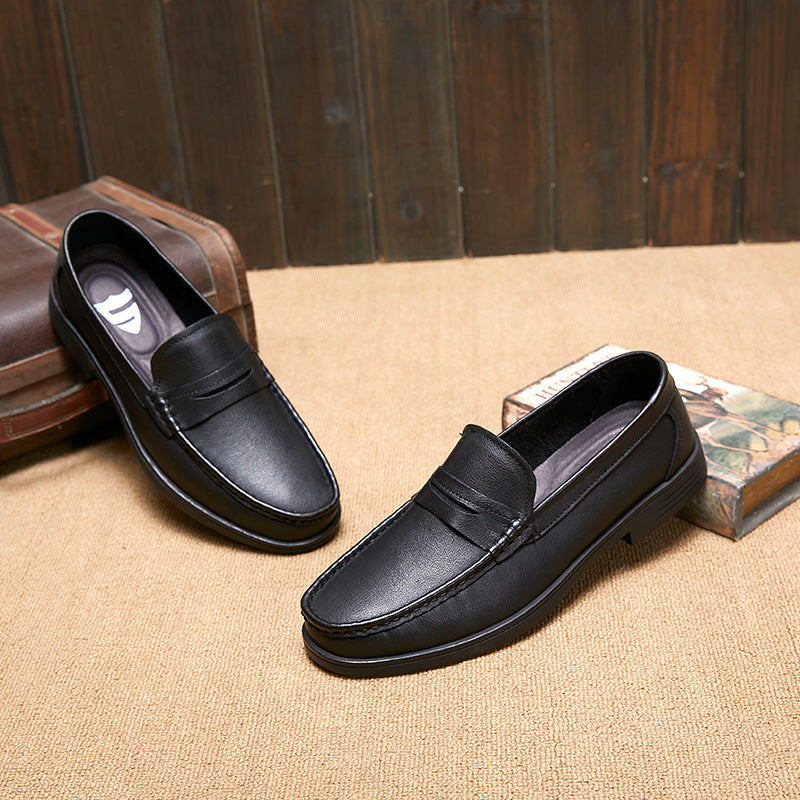 Men's Autumn Genuine Light Soft Comfortable Slip-on Casual Shoes