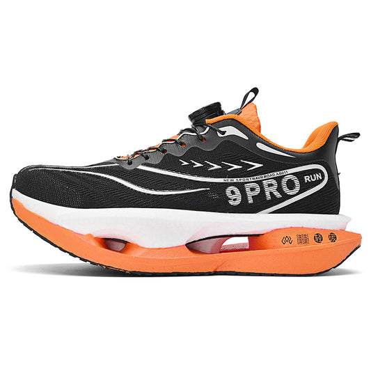Carbon Plate Running Rotating Button Sports Shock Sneakers