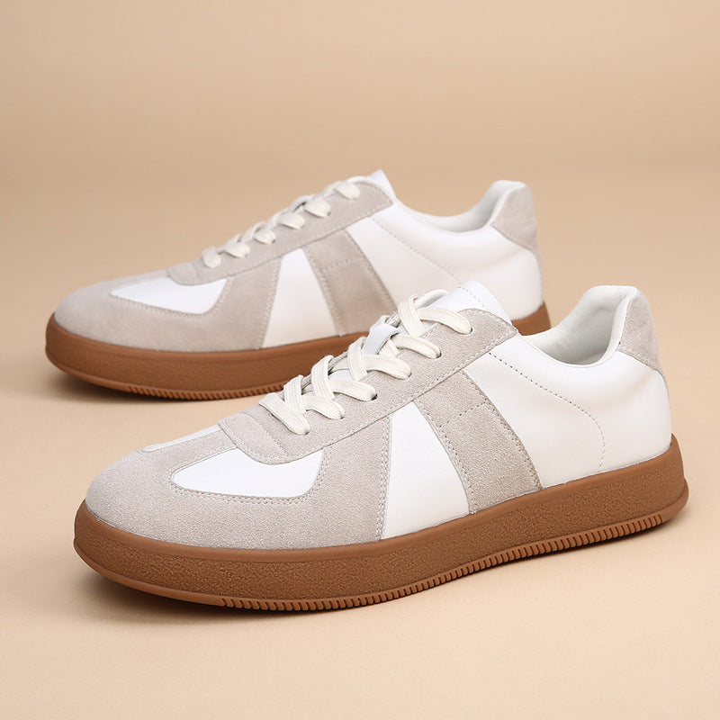 Men's Thick-soled German Training Breathable Versatile White Men's Casual Shoes