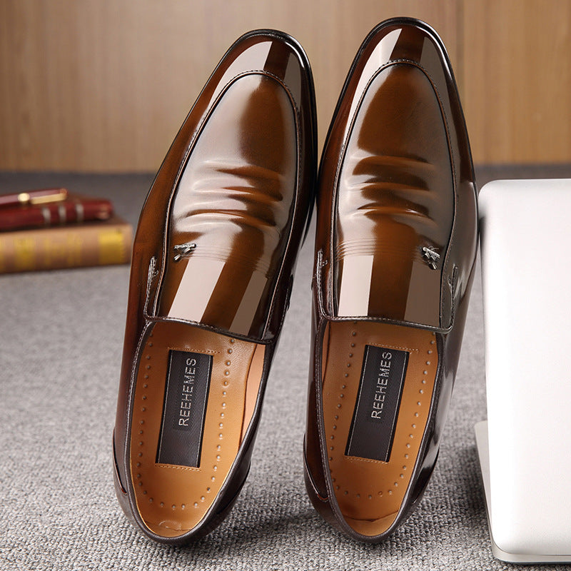 Comfortable Men's British Formal Wear Office Leather Shoes
