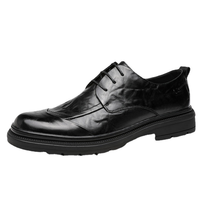 Men's High-grade Genuine First Layer Cowhide Formal Summer Commuter Men's Shoes