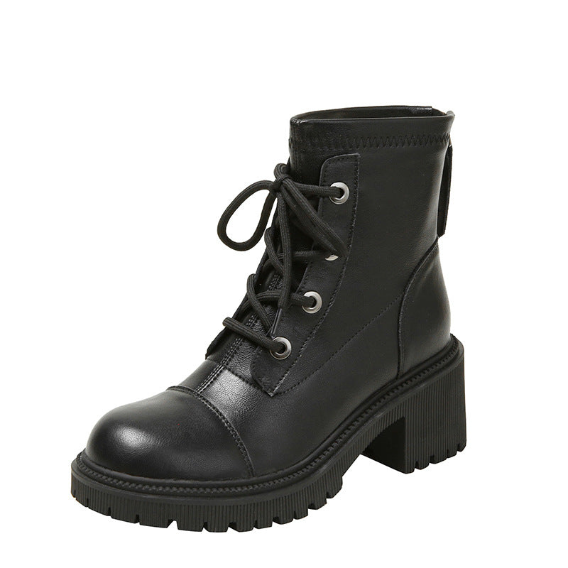 Women's Martin Thick-soled British Style Short Boots