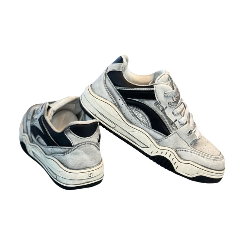 Autumn Retro Distressed Lightweight Breathable Fashion Sneakers
