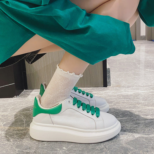 Women's Four Thick Bottom Versatile Slimming Board Casual Shoes