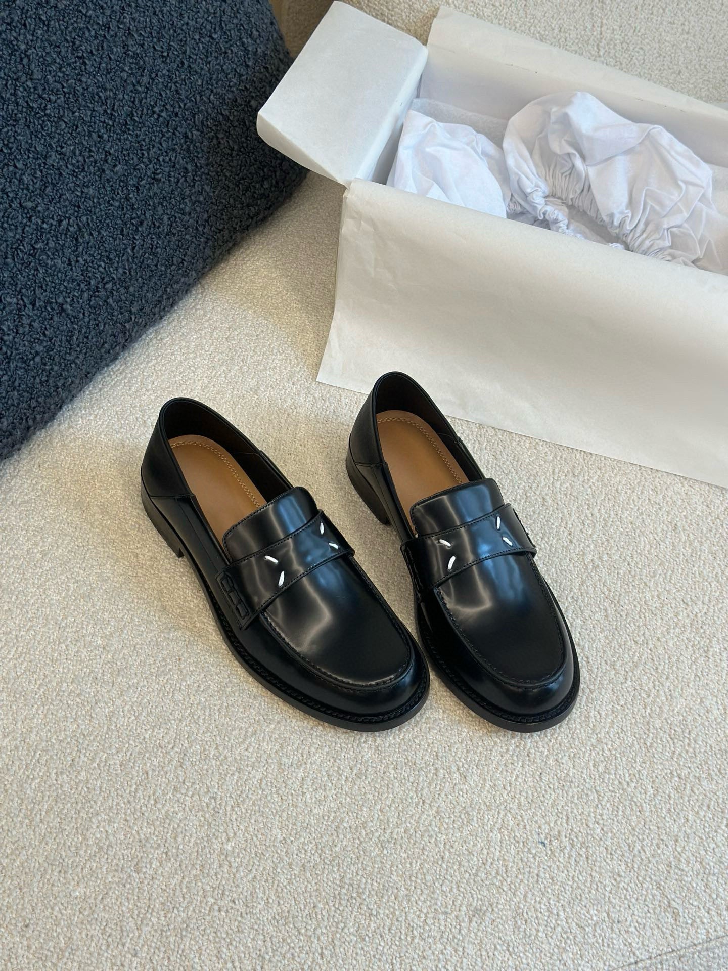 Women's Step-on Dual-purpose British Style Slip-on Retro Loafers
