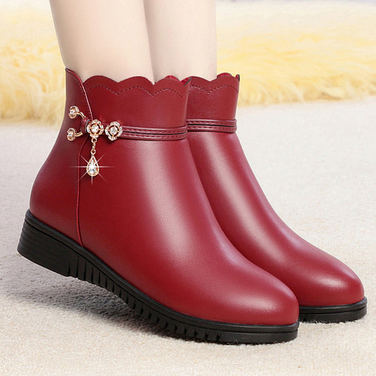 Women's Winter Low Flat Soft Soled Veet Women's Shoes