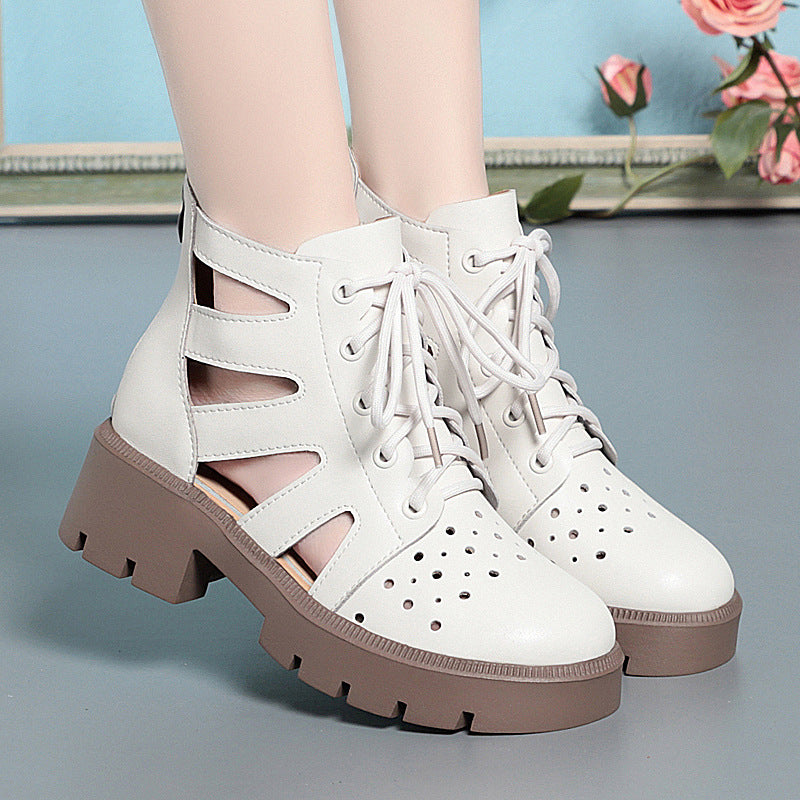 Women's Genuine Mesh Martin Summer Thin Breathable Sandals