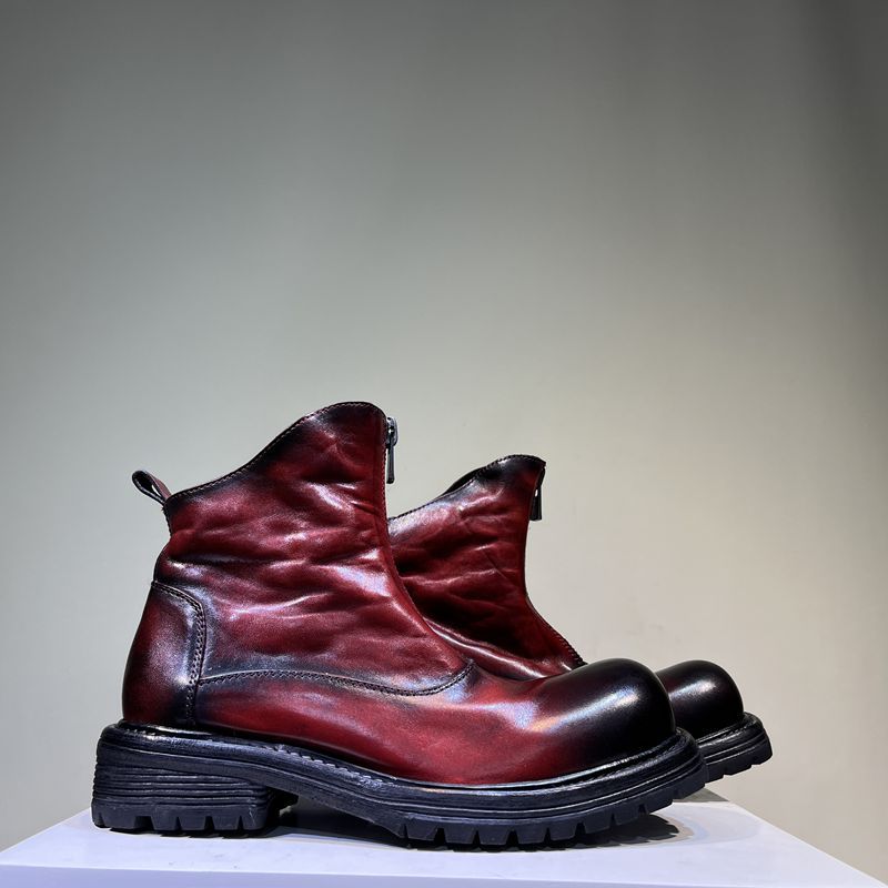 Men's Chelsea American Washed Horse Raise The Bottom Boots