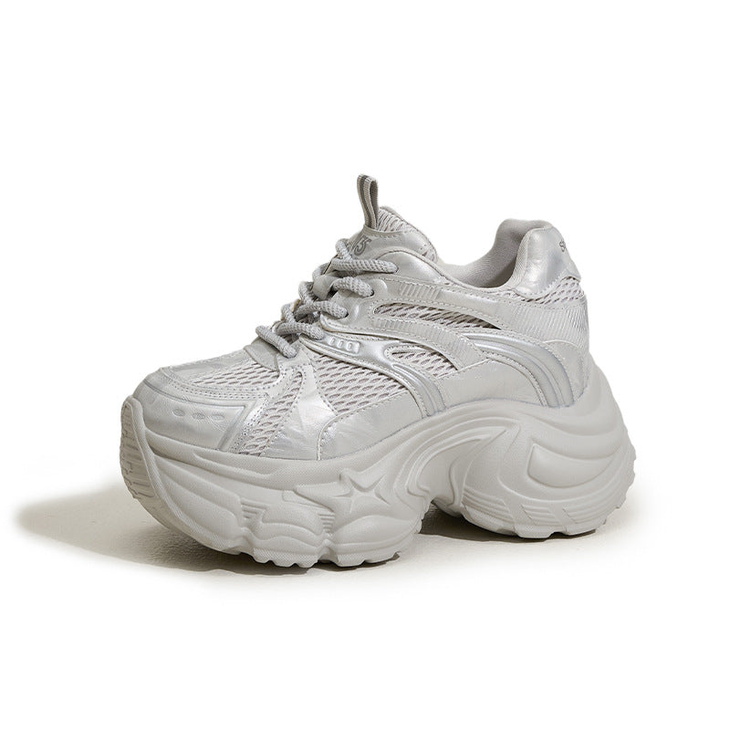 Women's & Men's Platform Dad Mesh Sports Height Increasing Sneakers