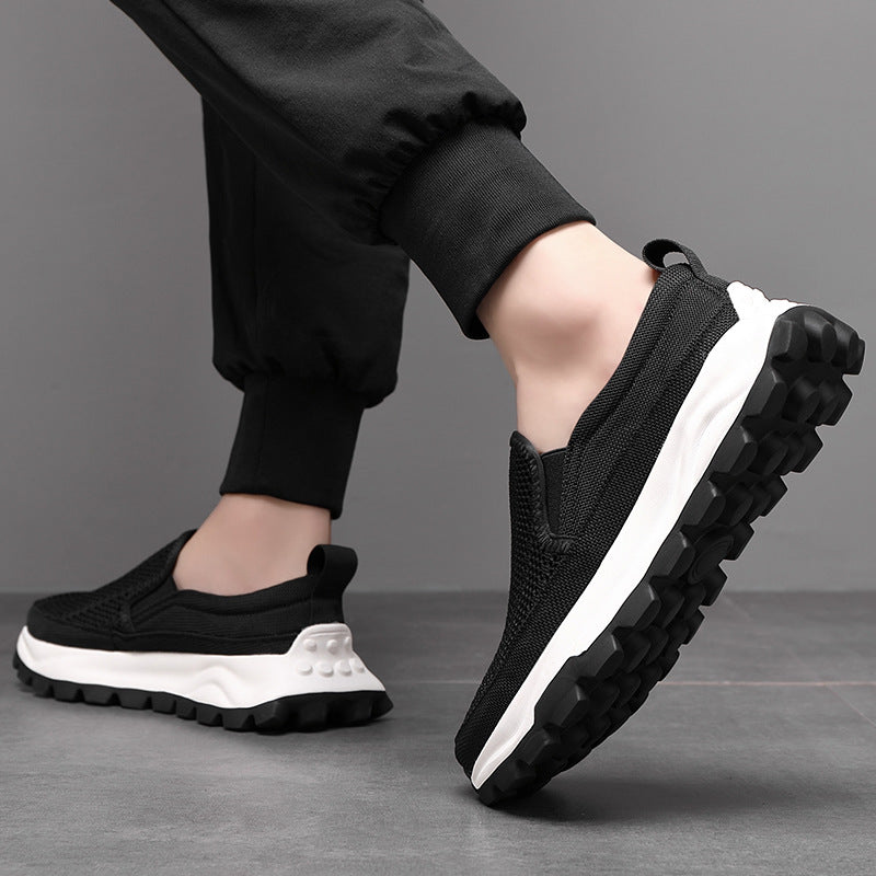 Breathable Mesh Slip-on Lazy Thin Leisure Canvas Shoes