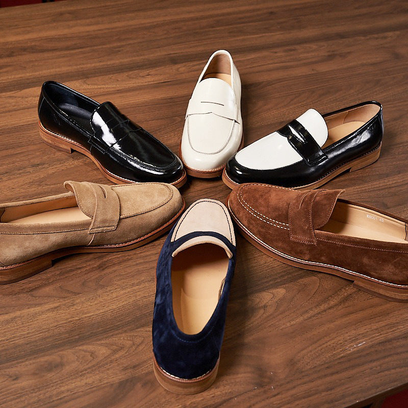 Men's Wear Slip-on Round Head British Comfortable Loafers