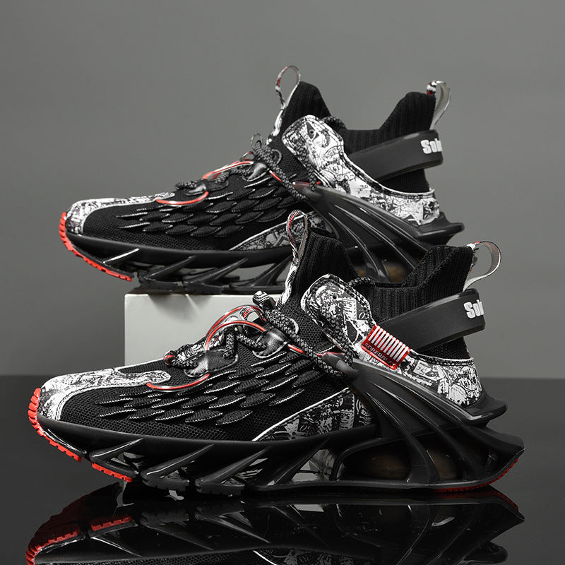 Men's Soft Bottom Lightweight National Fashion Running Casual Shoes