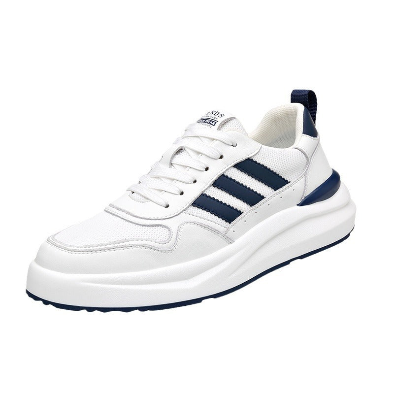 Men's Invisible Height Increasing Insole Lightweight Foam Men's Casual Leather Shoes