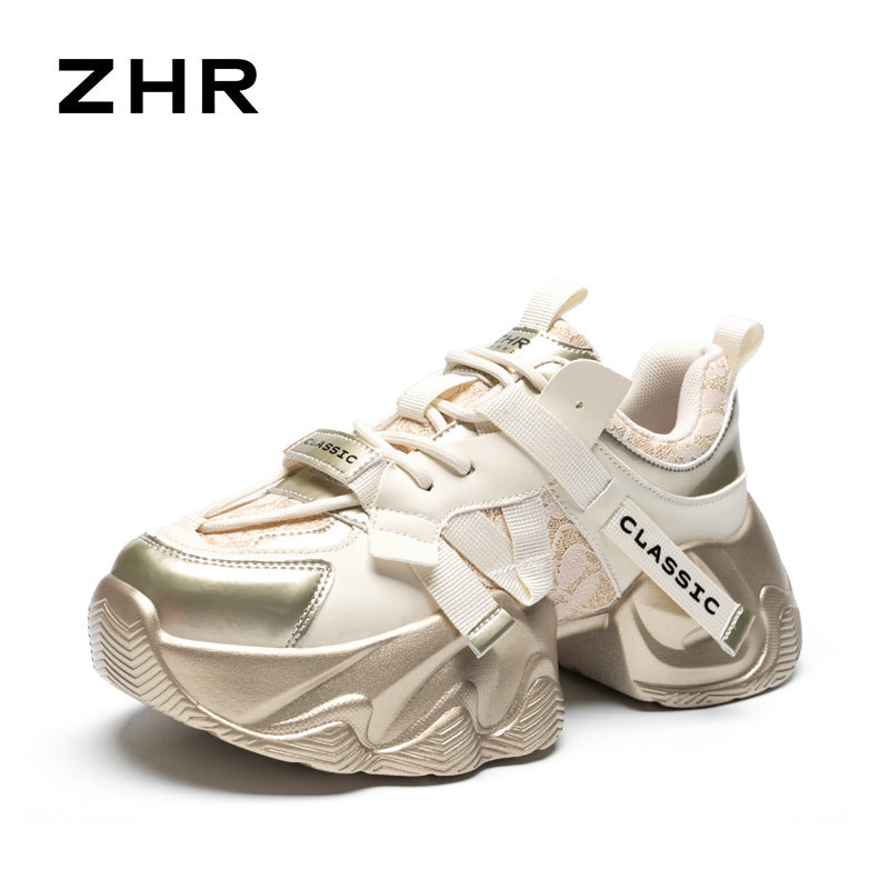 Women's Platform Dad Summer Versatile Small Heighten Sneakers