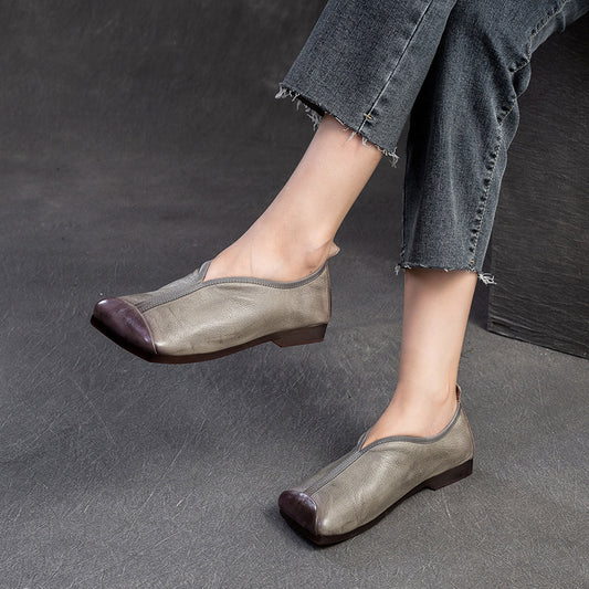 Women's Toe Flat Bottom Comfortable Soft Thin Casual Shoes