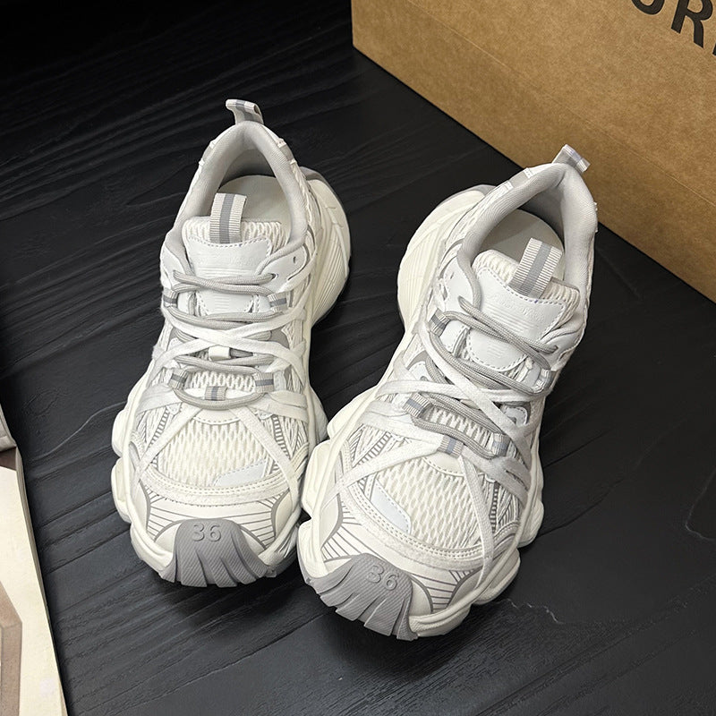 Women's Dad Fashionable Spring Korean Style Thick Women's Sports Shoes