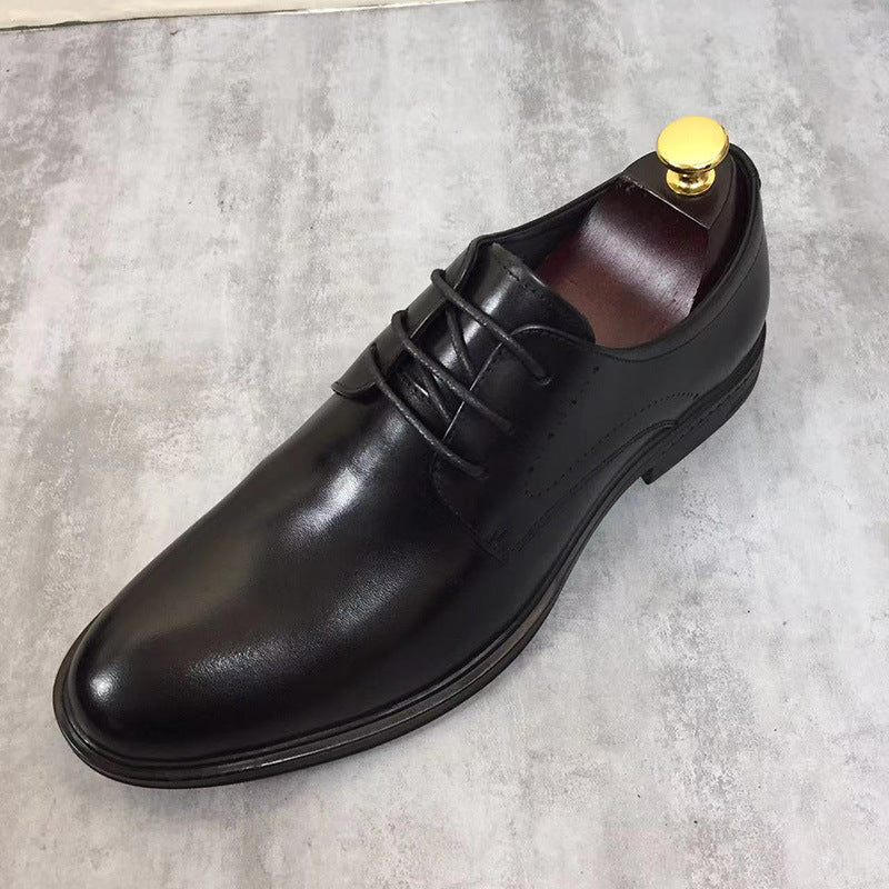 Men's Formal Wear Soft Bottom Breathable Wedding Leather Shoes