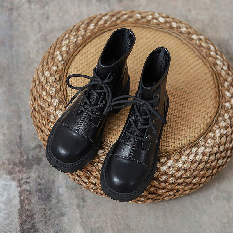 Women's Martin Thick-soled British Style Short Boots