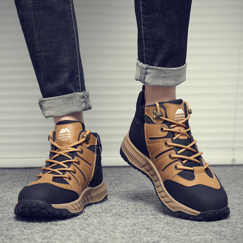 Men's Leisure Real Double Face Wool Winter Men's Shoes