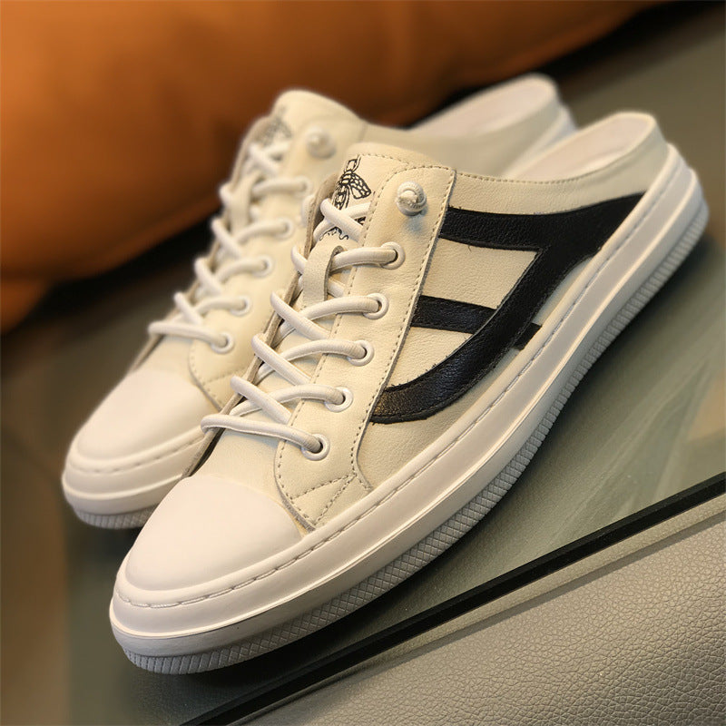 Men's Bee Genuine White For Board Fashion Sandals