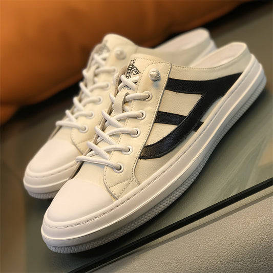 Men's Bee Genuine White For Board Fashion Sandals