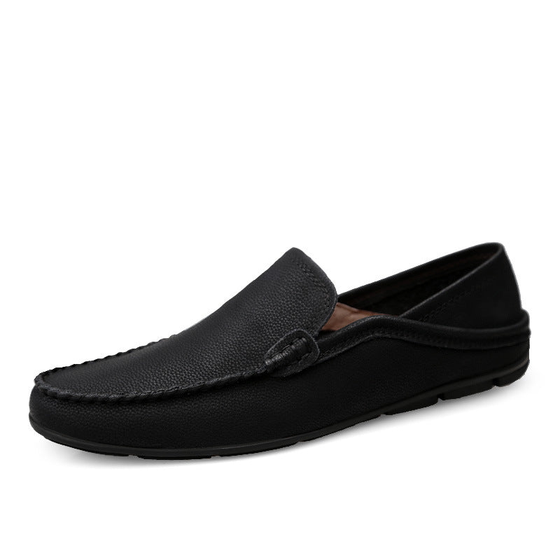 Women's & Men's Flat Driving Slip-on Cowhide Surface Plus Loafers