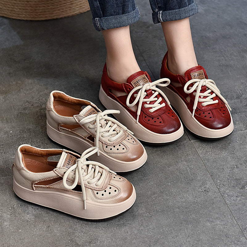 Women's Two Pairs Of Thick-soled Sports Round Sandals