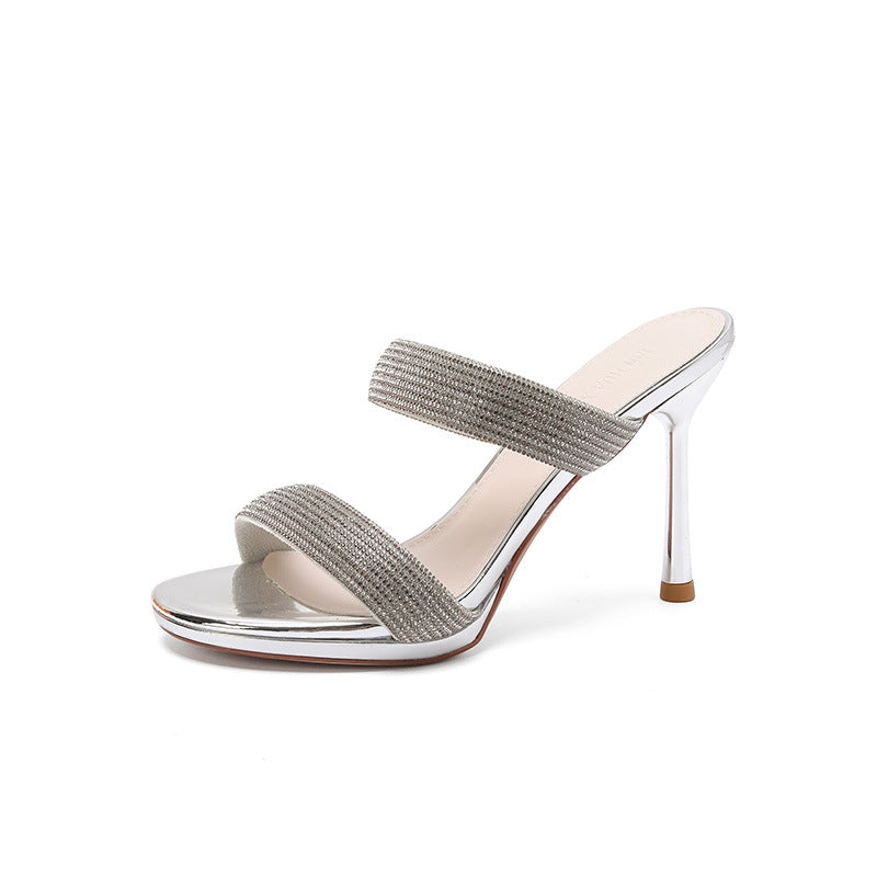 Women's Classy Summer Round Toe High Everyday Heels