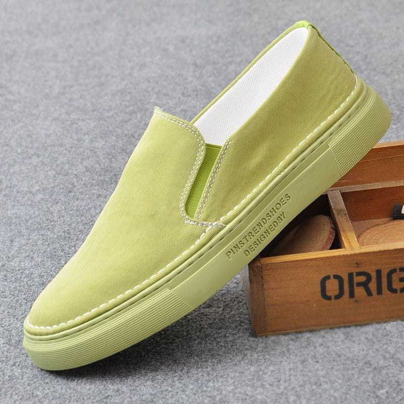 Men's Cloth Summer Breathable One Pedal Korean Sneakers