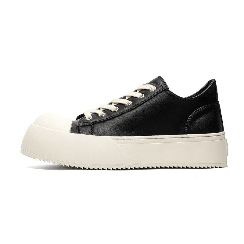 Men's Retro Couple Big Toe Spring Thick Sole Height Increasing Sneakers