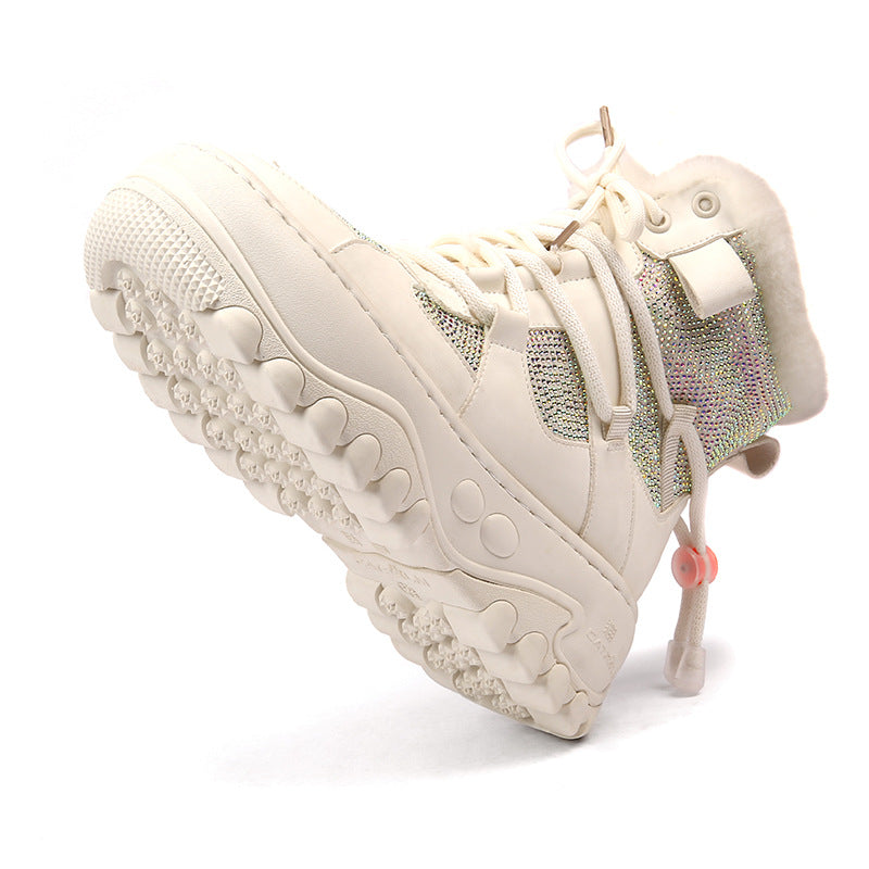 Women's Winter Wild Thick Bottom Waterproof Plus Snow Boots