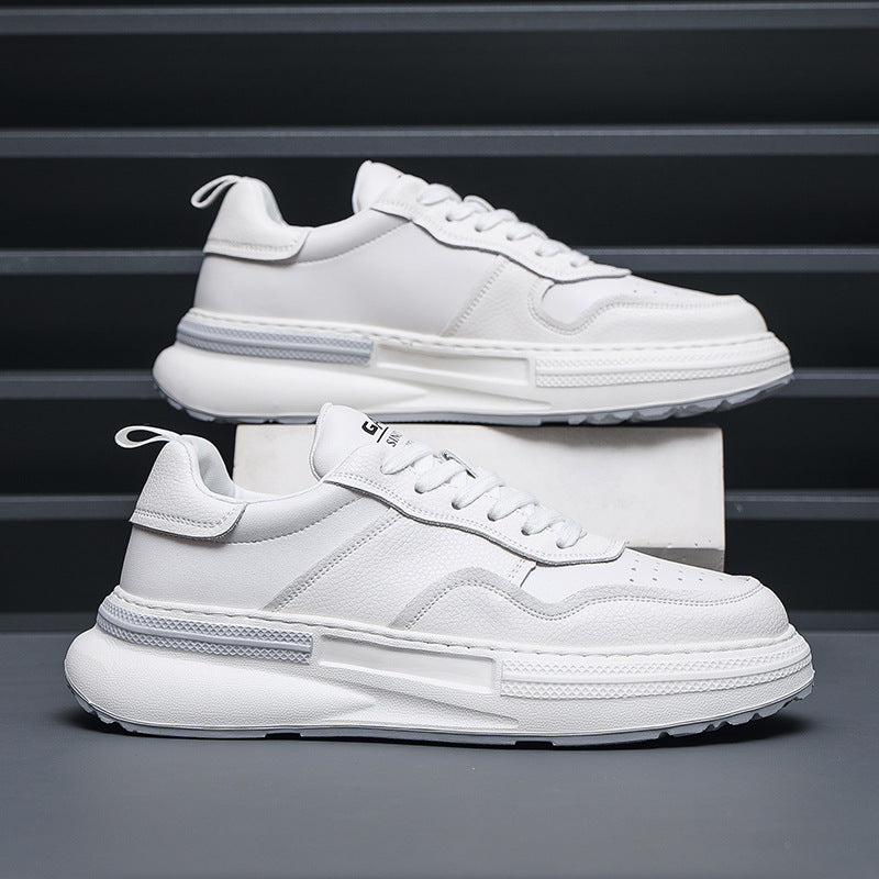 Men's Unique White Violent Bear Fashion Sneakers