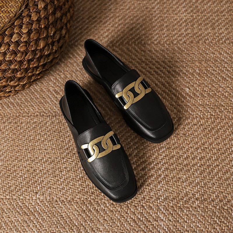 Women's Flat Spring Authentic British Style Pumps Casual Shoes