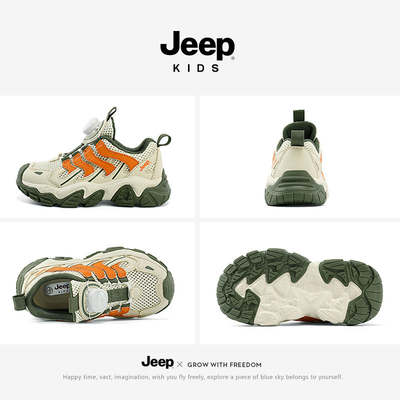 Children's Summer Mesh Surface Soft Bottom Rotating Kid's Sneakers