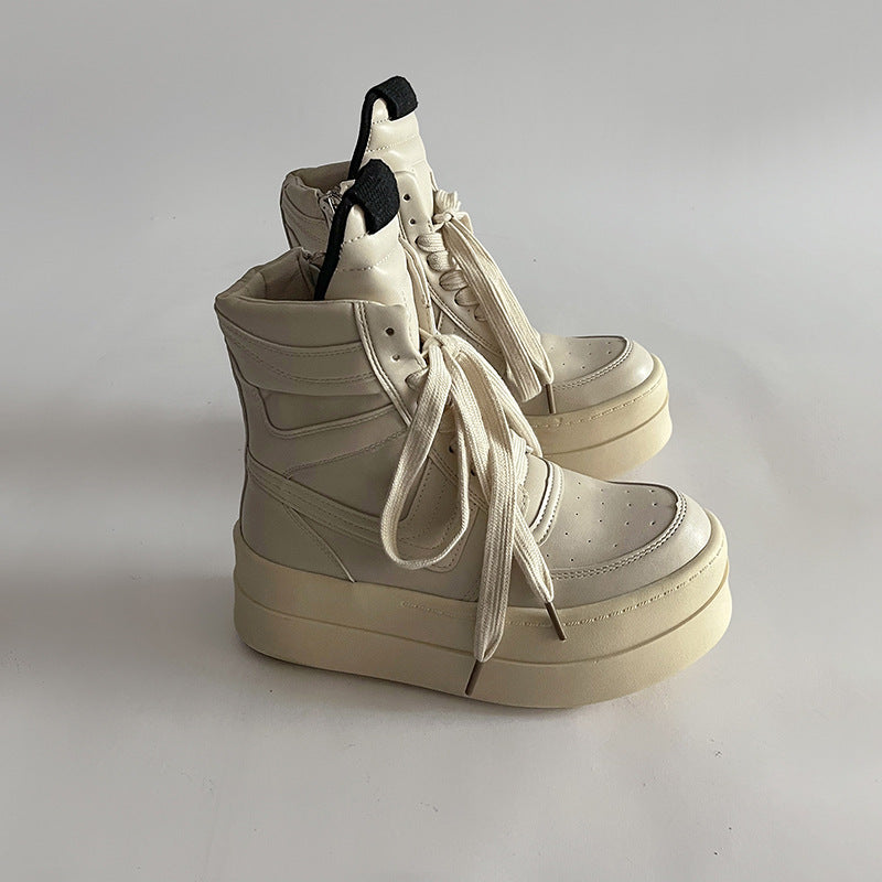 Women's Design Height Increasing Sports Short Thick Boots
