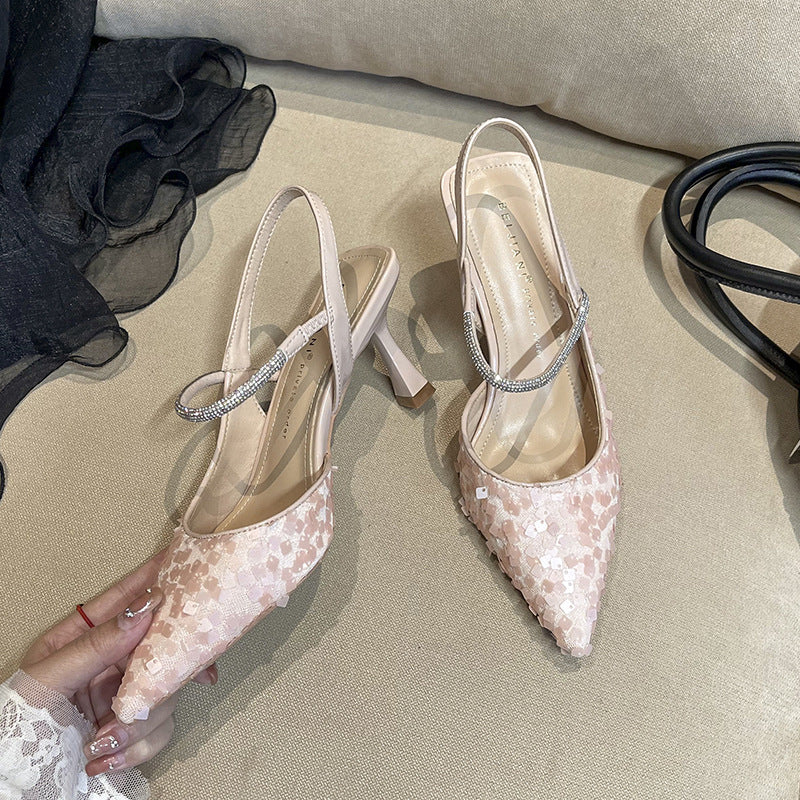 Women's Closed Toe Stiletto Pointed High With Heels