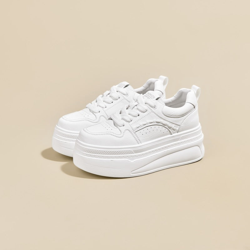 Women's Hidden White Spring Platform Fashion Small Women's Casual Shoes