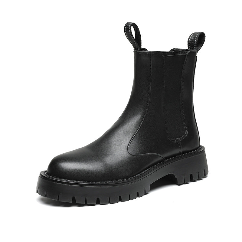 Men's Bottom Small Size British Style Short Boots