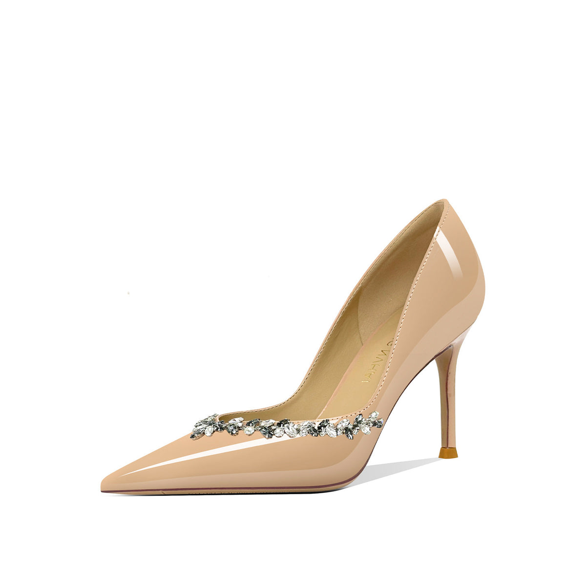 Women's High Pointed Toe Sexy Rhinestone Beautiful Heels